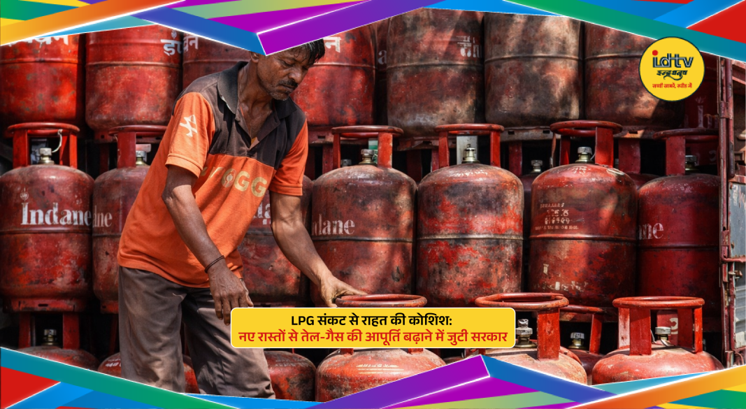 Indian government boosts LPG and crude oil supply through alternative global routes amid Hormuz tensions.