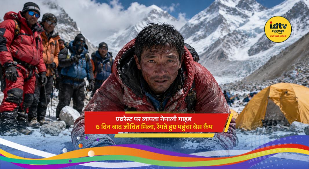 Nepali Everest guide Hilary Dawa Sherpa rescued alive after six days missing on Mount Everest.