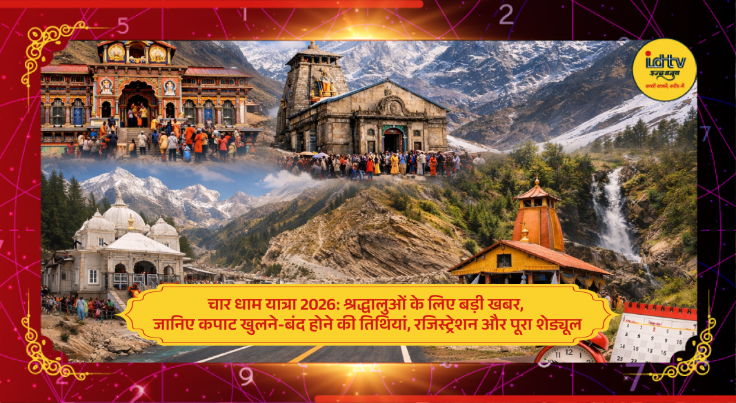 Devotees visiting Kedarnath and Badrinath temples during Char Dham Yatra in Uttarakhand Himalayas