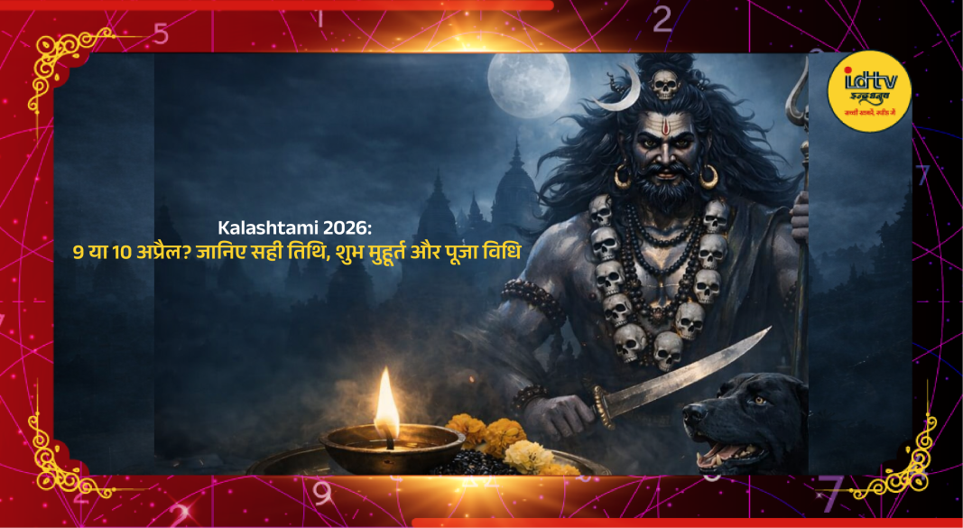 Devotees performing Kalashtami night worship of Lord Kaal Bhairav with oil lamps and offerings.