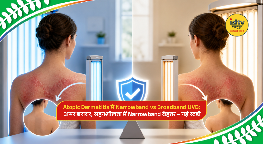 Narrowband and broadband UVB phototherapy comparison for treating moderate to severe atopic dermatitis