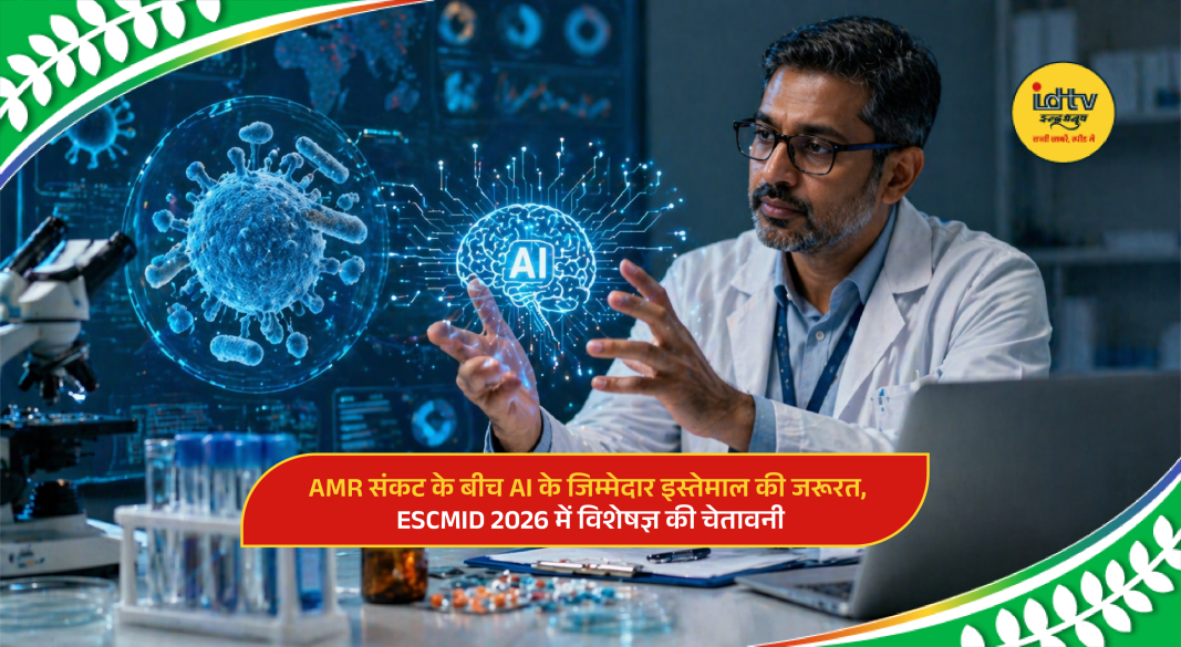 AI analyzing antibiotic data in hospital to combat antimicrobial resistance crisis