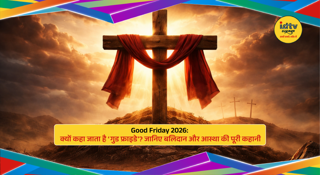 Jesus Christ crucifixion scene on cross symbolizing sacrifice, faith and Good Friday significance