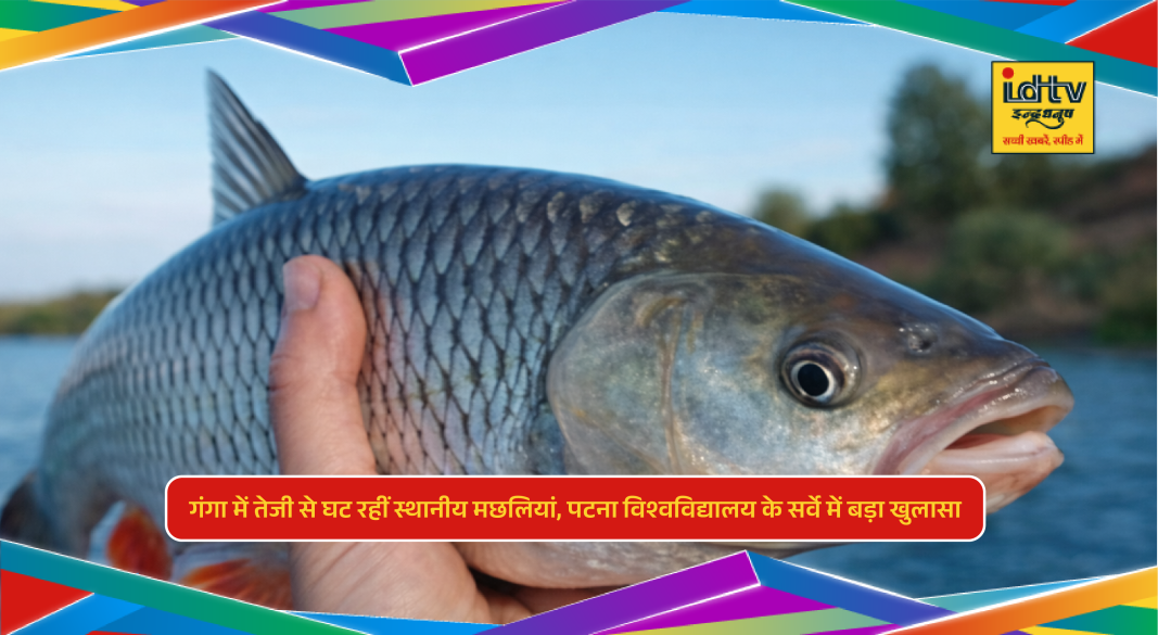 Local fish in Ganga river near Patna facing decline due to invasive species and pollution
