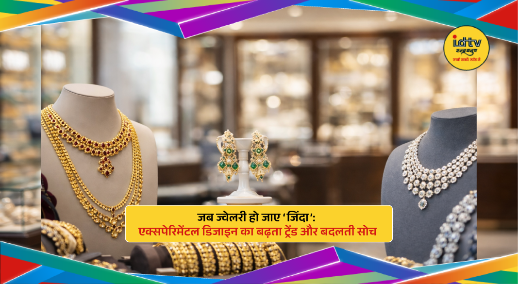 Experimental jewelry with color-changing and glow-in-the-dark design showcasing modern interactive fashion trends