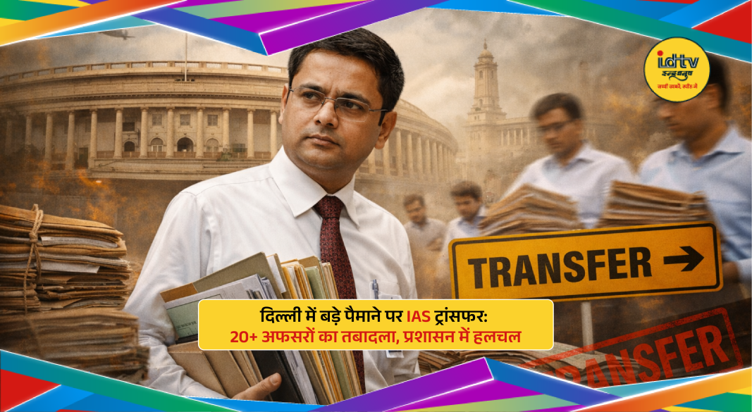 Delhi Secretariat building symbolizing major IAS and DANICS officer transfers in administrative reshuffle.