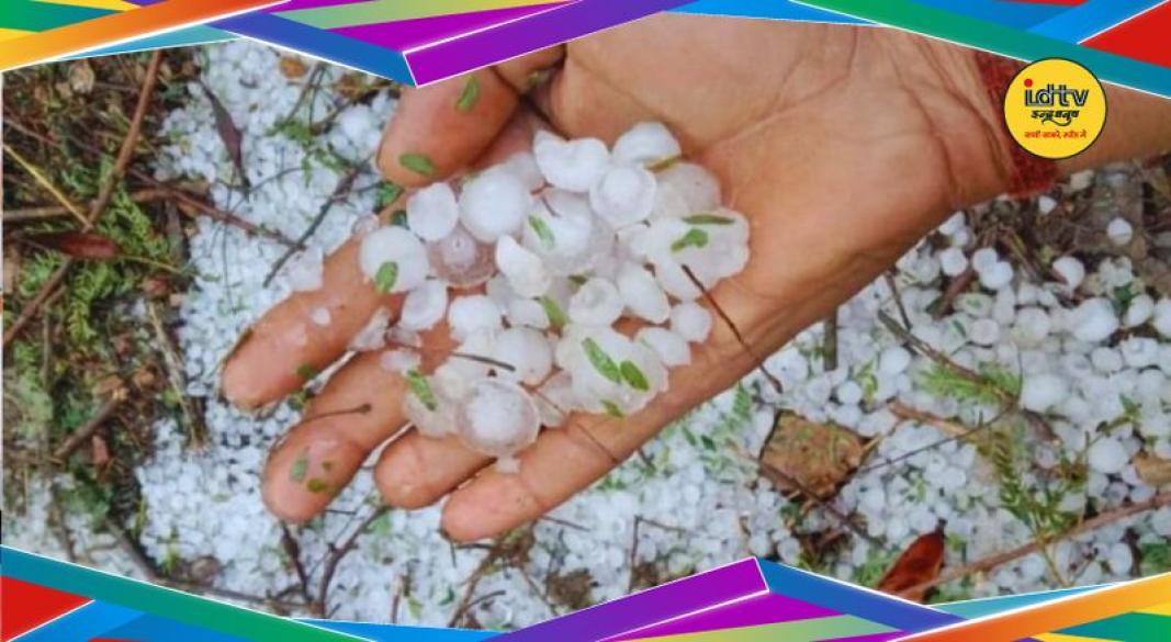 Dhanbad hailstorm crop damage