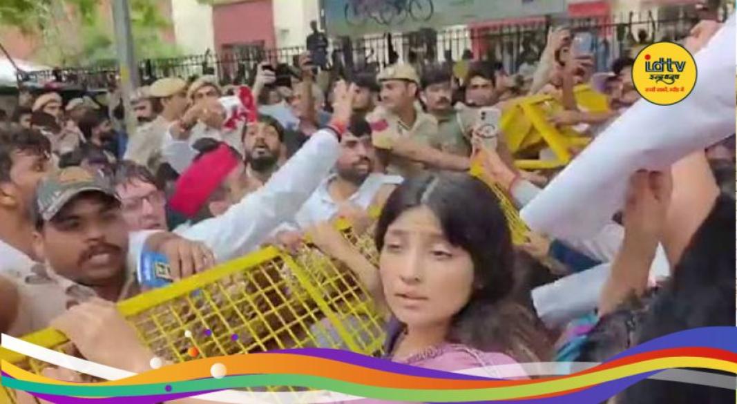 student protests in Delhi
