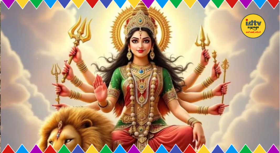 where to light diya on Maha Ashtami